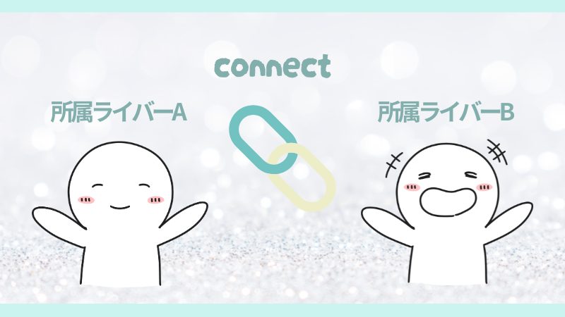 ライバー事務所内でのコミュニティが生まれる